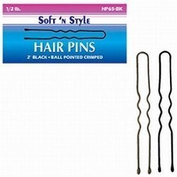 Burmax Soft N Style 2 Bronze Hair Clip 2 Pack  Adult Dancers Female One Size